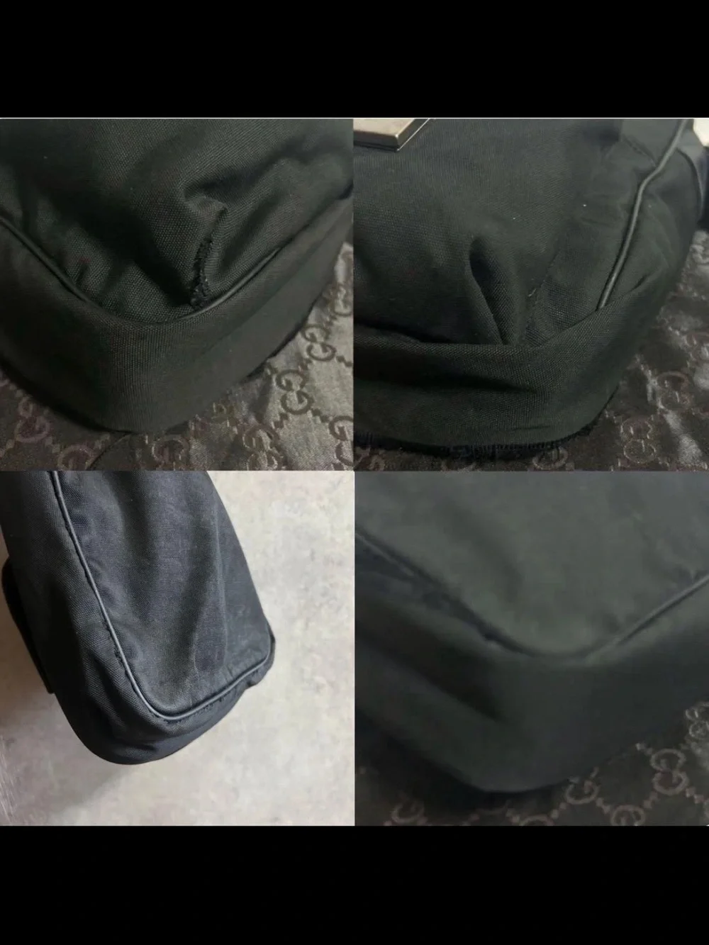 Gucci Black Crossbody Messenger Bag - Men's